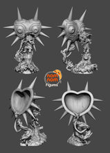 Load image into Gallery viewer, zelda, majora&#39;s mask, skull kid, figurine zelda, figurine à peindre
