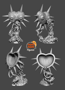 zelda, majora's mask, skull kid, figurine zelda, figurine à peindre