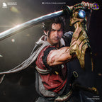 figurine miyamoto musashi, figurine onimusha, figurine a peindre, figurine samourai