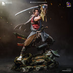 figurine miyamoto musashi, figurine onimusha, figurine a peindre, figurine samourai
