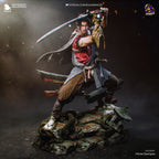 figurine miyamoto musashi, figurine onimusha, figurine a peindre, figurine samourai