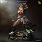 figurine miyamoto musashi, figurine onimusha, figurine a peindre, figurine samourai
