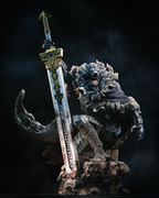 Figurine to paint - Wolf Knight