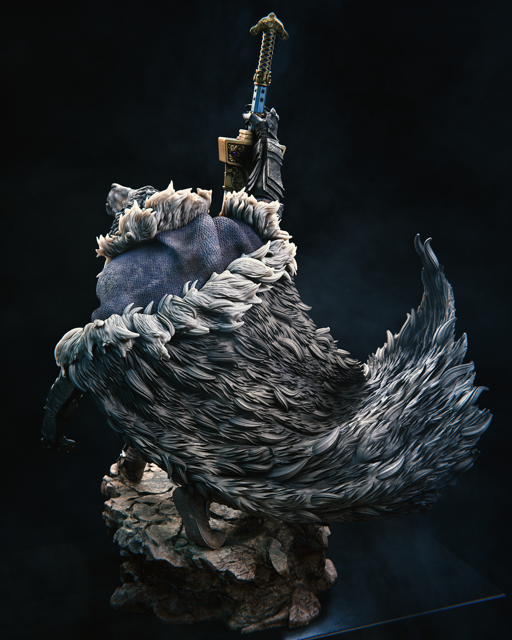 Figurine to paint - Wolf Knight