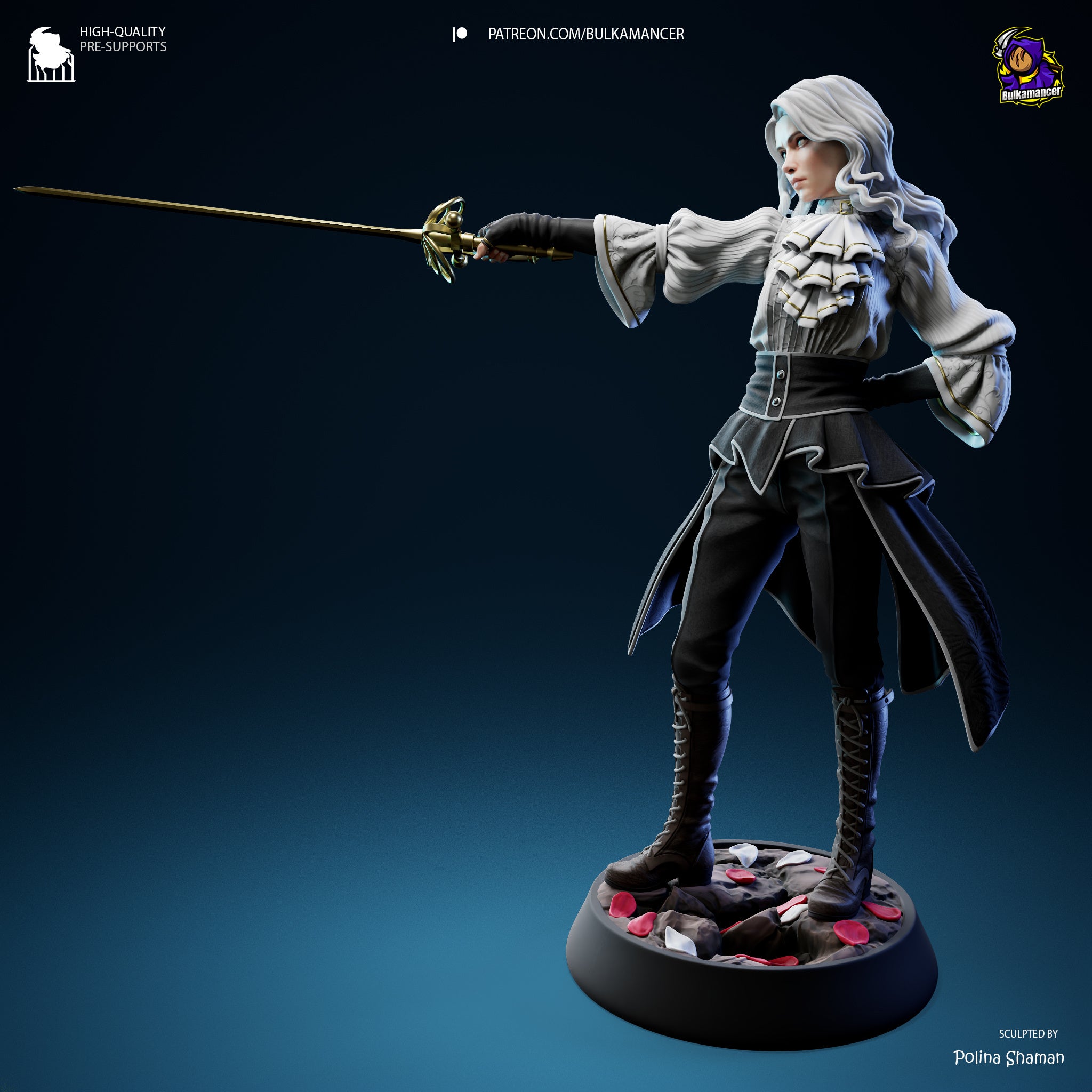 figurine Maëlle clair obscur expédition 33, figurine a peindre, clair obscur expédition 33 figurine, figurine Lune, figurine gustave, esquie, monoco, sciel, verso 