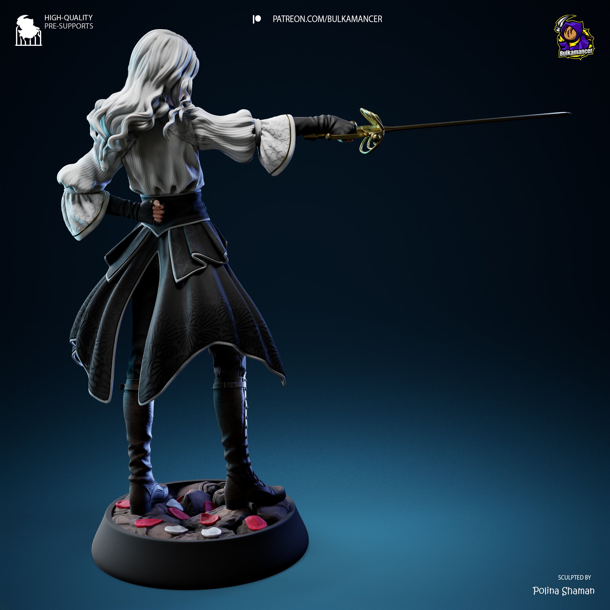 figurine Maëlle clair obscur expédition 33, figurine a peindre, clair obscur expédition 33 figurine, figurine Lune, figurine gustave, esquie, monoco, sciel, verso 