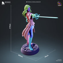 Charger l&#39;image dans la galerie, figurine Maëlle clair obscur expédition 33, figurine a peindre, clair obscur expédition 33 figurine, figurine Lune, figurine gustave, esquie, monoco, sciel, verso 
