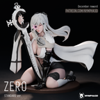 figurine a peindre, figurine zero, figurine drakengard, 2b, nier