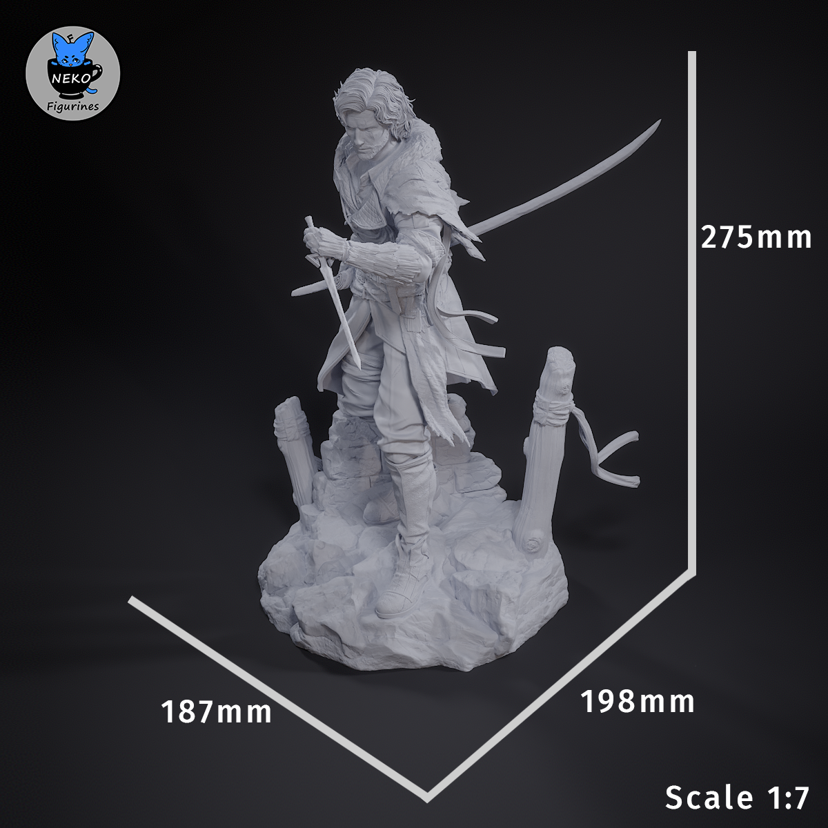 Figurine avec ou sans peinture - Verso - Clair Obscur Expédition 33