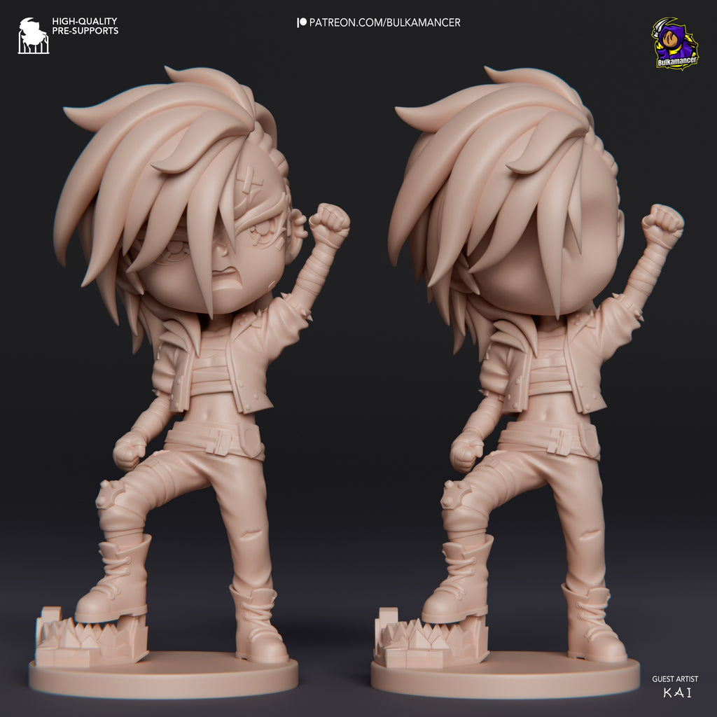 Figurine Isha Arcane, figurine Arcane, figurine Jinx, Figurine a peindre