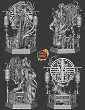 Load image into Gallery viewer, Figurine femme japonaise, samouraï, geisha, kitsune
