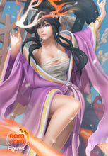 Load image into Gallery viewer, Figurine femme japonaise, samouraï, geisha, kitsune

