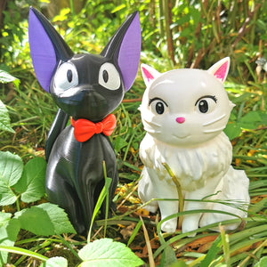 Ghibli, Jiji, Lily, chat, cat, chat bus, totoro, japon, princesse mononoké, studio ghibli, miyazaki, figurines chats, daëlys art