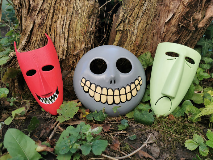 l'étrange noël de monsieur jack, a nightmare before christmas, shock lock barrel mask, jack skellington, masque am stram gram, nightmare before christmas decoration, christmas tree, halloween mask, Daëlys Art