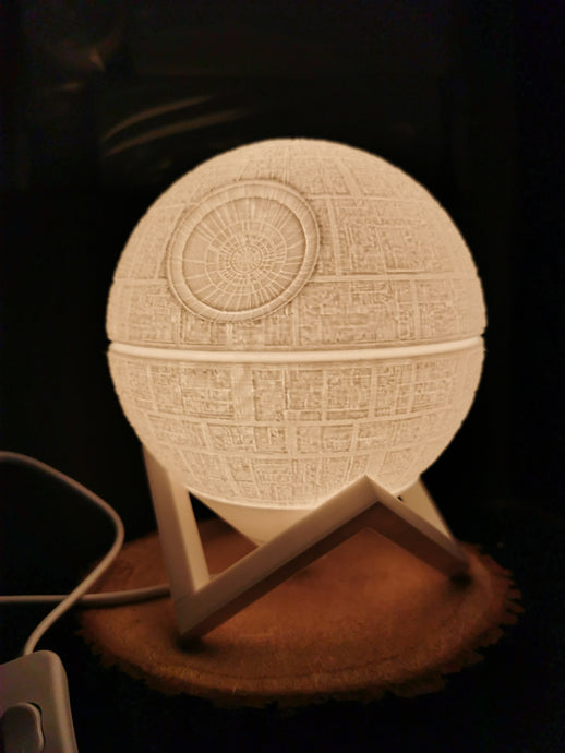 Star Wars, étoilé noire, lampe star wars, litophanie, dark vador, Skywalker, Daëlys Art