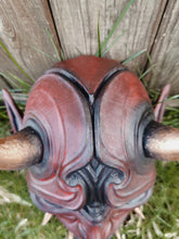 Charger l&#39;image dans la galerie, oni, décoration murale oni, décoration japonaise, masque oni, masque japonais, masque samuraï, oni wall decoration, japanese decor, samuraï props, hannya mask, masque hannya, décoration japonaise, manga, anime, Daëlys Art

