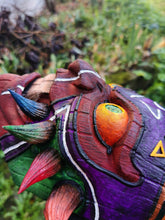 Load image into Gallery viewer, Masque majora, Majora&#39;s mask, Hannya mask, masque Hannya, masque Oni, Tête Oni, décoration japonaise, Zelda, Ocarina of time, Hannya Majora, Démon, Zelda breath of the wild, Nintendo, Daëlys Art, rétrogaming
