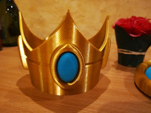 Charger l&#39;image dans la galerie, Daëlys Art - Couronne et broche de Princesse Peach - Couronne - Broche - Impression 3D - Cosplay - Déguisement - Mario
