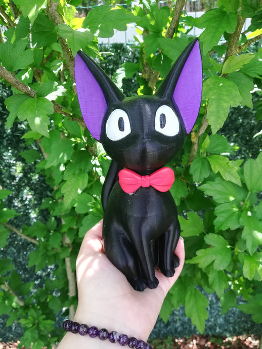 Ghibli, Jiji, Lily, chat, cat, chat bus, totoro, japon, princesse mononoké, studio ghibli, miyazaki, figurines chats, daëlys art