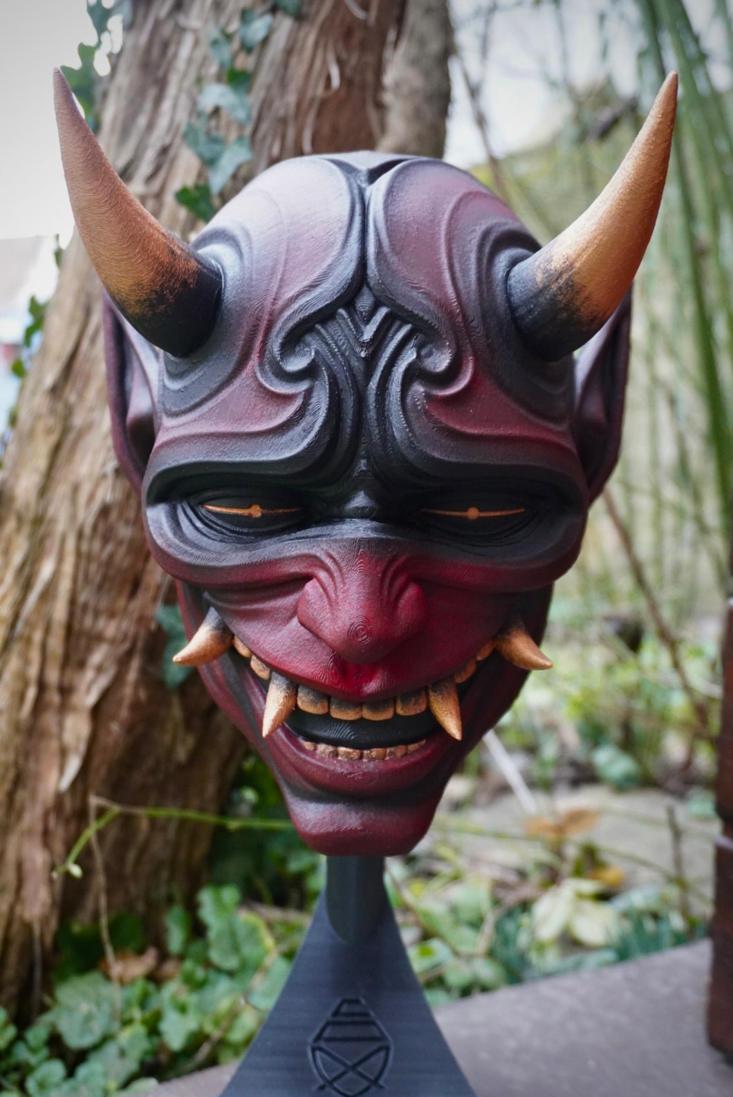 Tête murale Oni