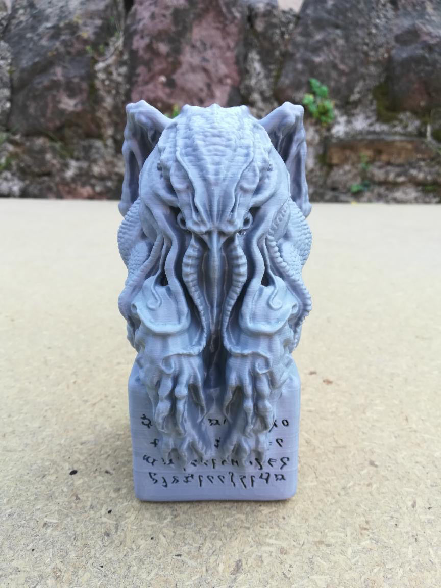 Cthulhu, Lovecraft, idole de cthulhu, jeu de rôle, roleplay, donjon et dragon, daëlys art