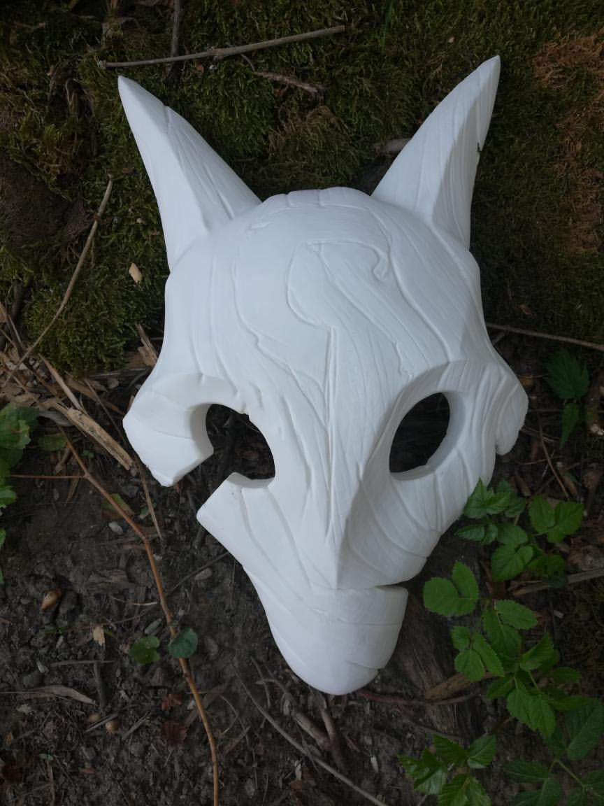 League of Legends, Kindred, Masque de Kindred, Kindred Mask, Jeu vidéo, Video games, daëlys art